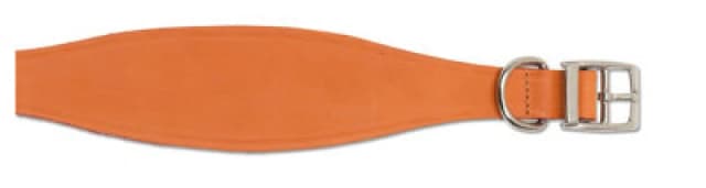 Ancol Greyhound Leather Collar Tan 34-43Cm