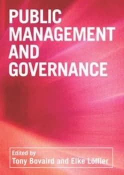 Public Management and Governance by Tony Bovaird Book