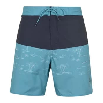 Gul Retro Board Shorts Mens - Blue/Grey