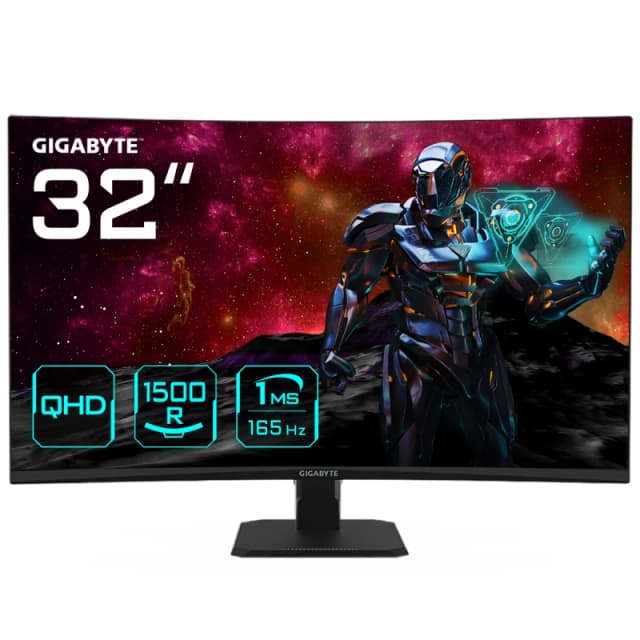 Gigabyte GS32QC 31.5" Quad HD Curved Gaming Monitor - 2560 x 1440. 15
