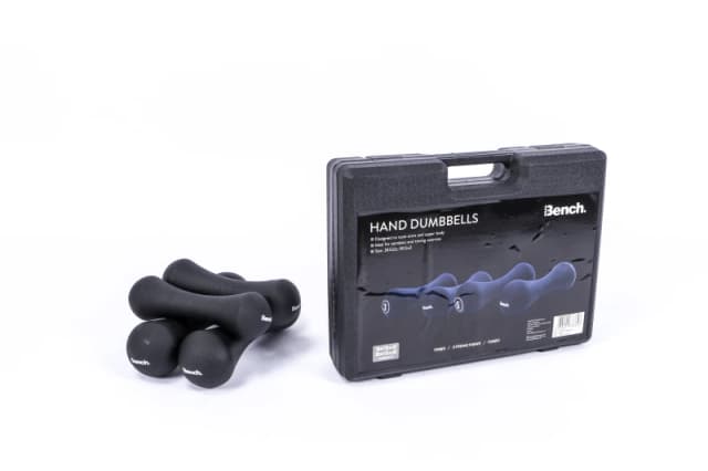 Bench Bench 3kg & 5kg Hand Dumbbell Set in Black One Size Unisex 5055201333643