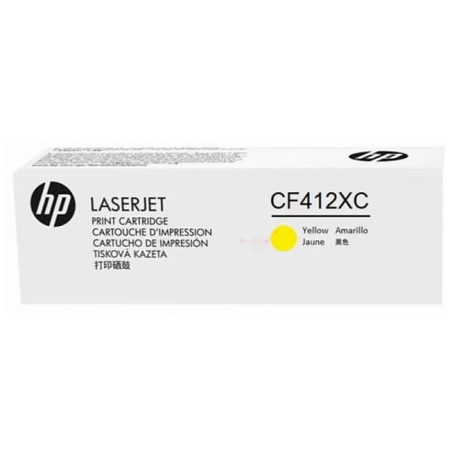 HP CF412XC/410X Toner cartridge yellow Contract. 5K pages ISO/IEC 1979
