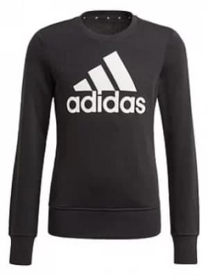 adidas Girls Junior G Bl Sweat, Black/White, Size 4-5 Years, Women
