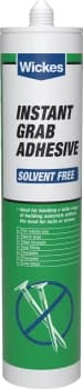 Wickes Instant Grab Adhesive Solvent Free - 310ml