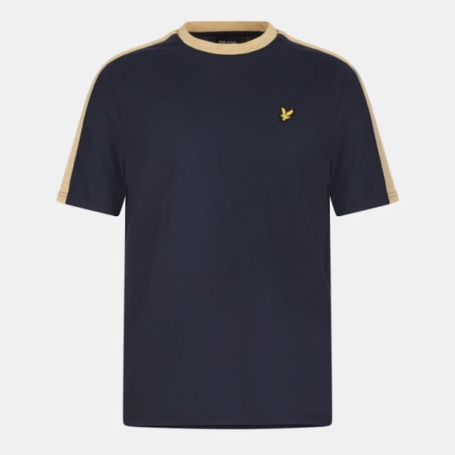 Lyle and Scott Mens Regular Fit Contrast T-Shirt Dark Navy male M