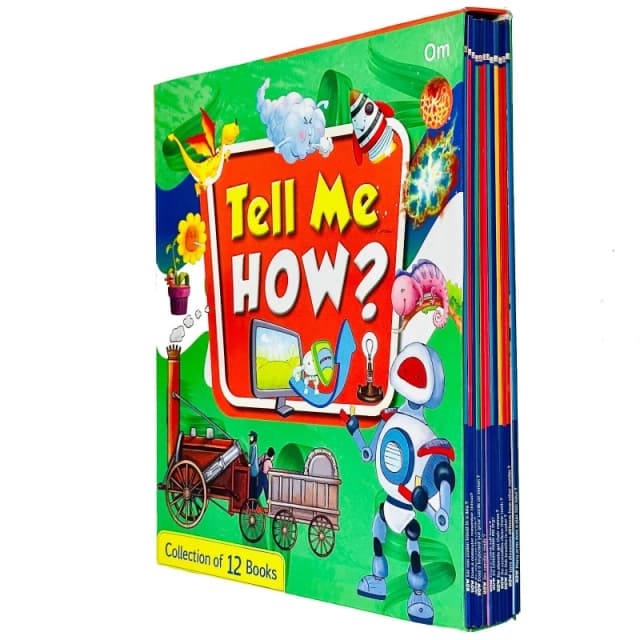 Tell Me How? Collection Of 12 Books Set Encyclopedia: How Do Fish Breathe In Water? Om Books Books