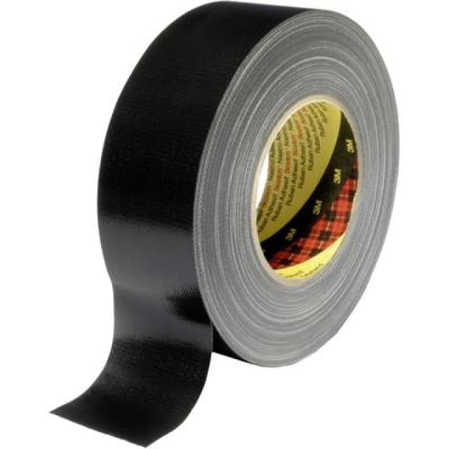 3M 3M 389S50 Cloth tape 389 Black (L x W) 50 m x 50 mm 389S50