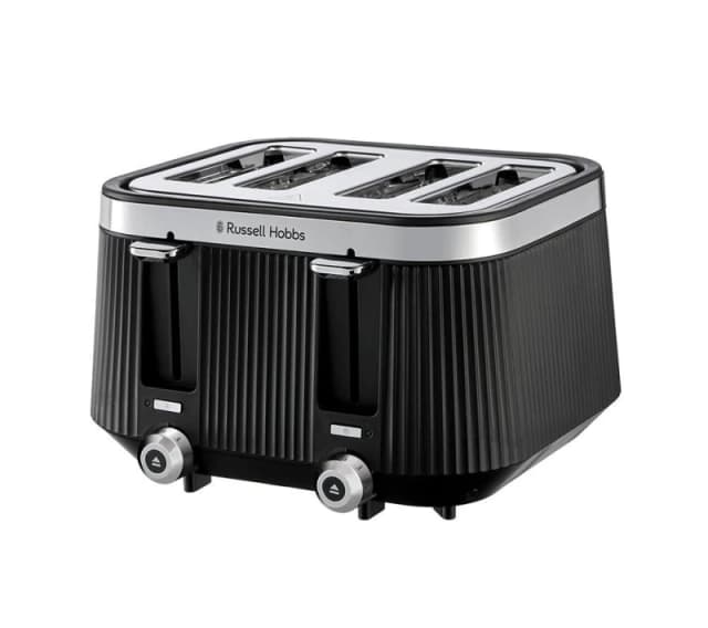 Russell Hobbs Bronte 4 Slice Toaster Black One Size Unisex 5038061169515