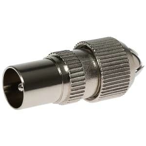 Maplin Coax F Plug Male Adapter Connector for Ariel Satelite Cable