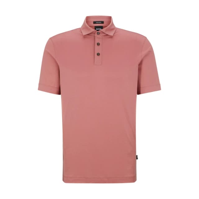 Boss Press 53 Polo Shirt Open Pink male Small