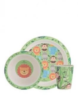 Viners Jungle 3 Piece Kids Dinner Set