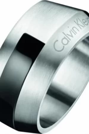 Mens Calvin Klein Stainless Steel Size R/S Bump Ring KJ4MBR210109