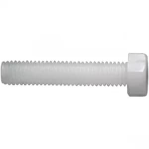 Toolcraft Hexagonal Screw DIN 933 Polyamide M2 x 20mm Pack Of 10