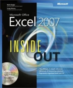 Microsoft Office Excel 2007 inside Out by Craig Stinson Book