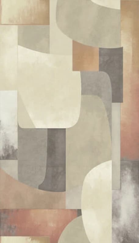 As Creation Bricoflor Non-Woven Wallpaper, Retro Wallpaper, Geometric, Scandinavian In Beige, Brown, Grey - 8,80 X 0,53 M