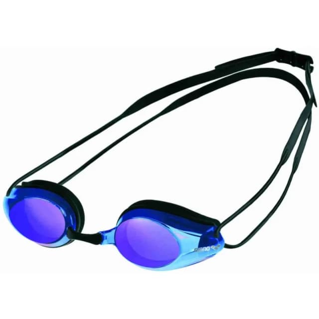 Arena Tracks Mirror Racing Goggles Black/Blue unisex One Size