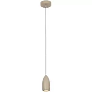 Lucide Lighting - Lucide Evora Modern Pendant light - Ø10cm - 1xGU10 - Taupe