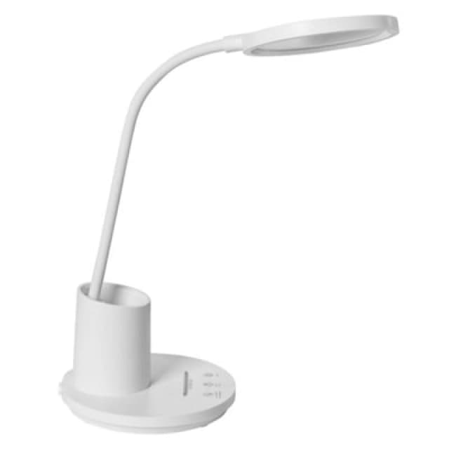Beliani LED Desk Lamp Vela With Dimmer White