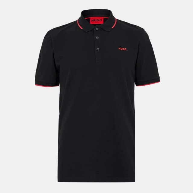 Hugo Dinoso Polo Shirt Black 001 male L