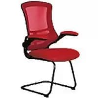Nautilus Designs Cantilever Chair Bcm/L1302V/Rd Non Height Adjustable Red Black