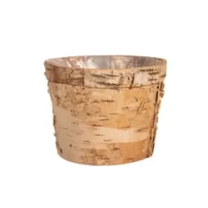 Birch Bark Plant Pot