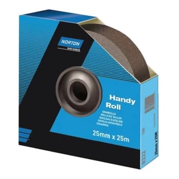 R222 50MMX25M Al/Ox Roll Grit 320 - Norton Saint Gobain