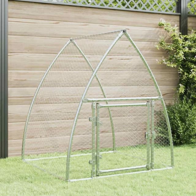 VIDAXL Vidaxl - Chicken Cage Silver 100x105x120cm Galvanised Steel 8721012410381