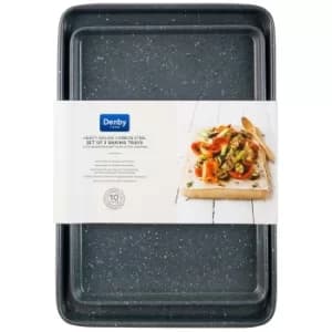 Denby Quantanium Set Of 2 Baking Sheets