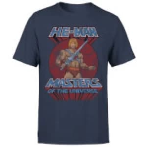 He-Man Distressed Mens T-Shirt - Navy - L