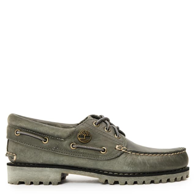 Timberland Mens Boat Shoes Med Grey Grain male 7 (41)