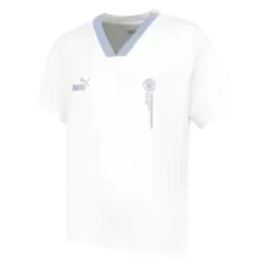 2023-2024 Man City Ftbl Culture Tee (White) - Kids