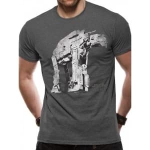 Star Wars 8 The Last Jedi - Guerilla Walker Mens Small T-Shirt - Grey