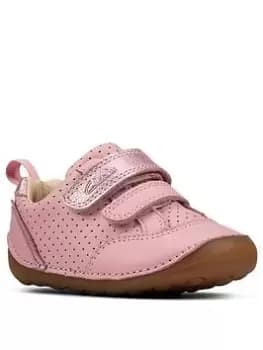 Clarks First Tiny Sky Shoe - Light Pink, Size 2 Younger