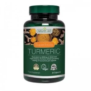 Natures Aid Superfoods Tumeric 30 Caps