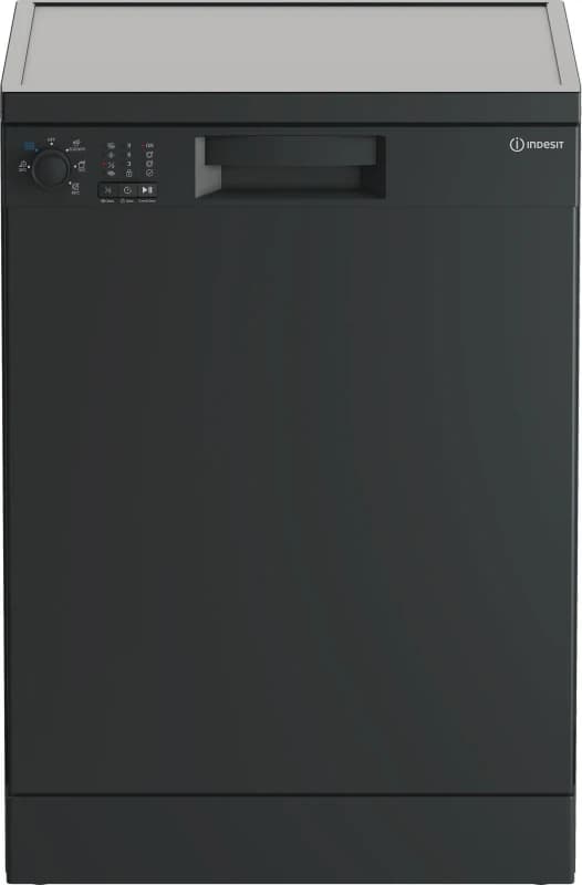 Indesit IN2FE13DT9AUK Full Size Dishwasher - Anthracite - E Rated