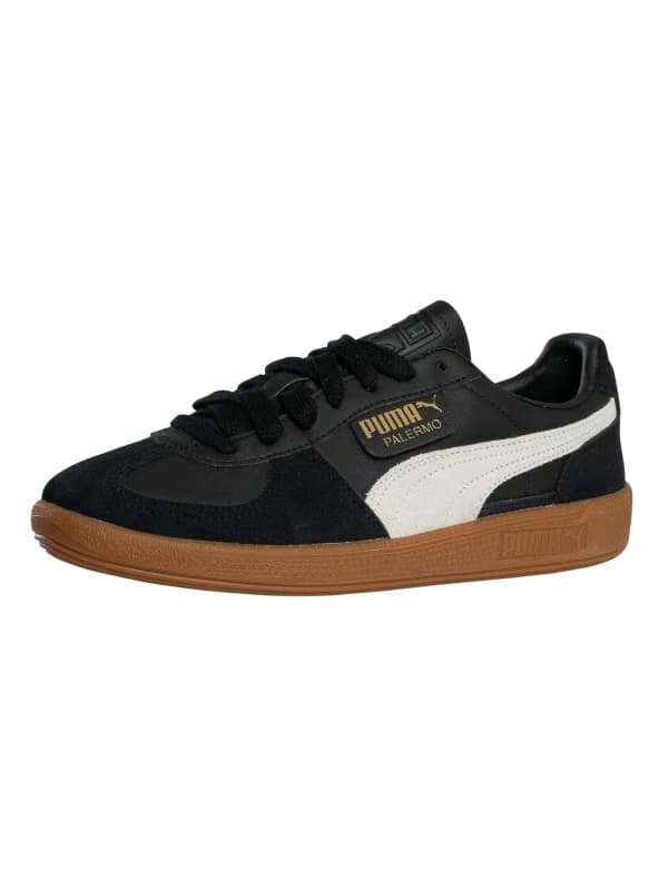 Puma Leather Trainers Puma Palermo Noir Male 40 396464-03