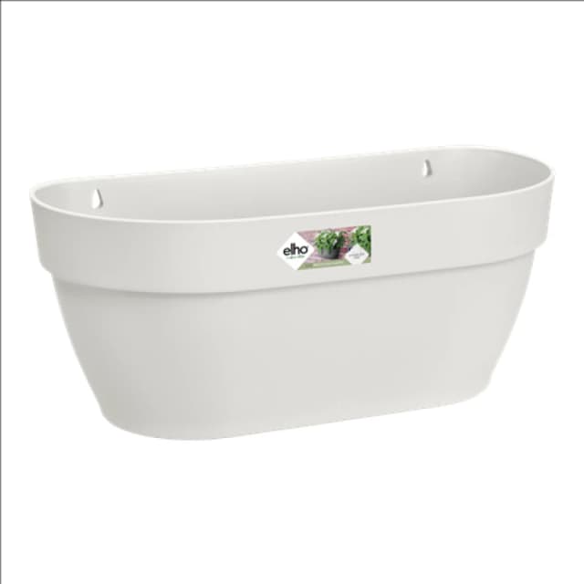 Elho Vibia Campana Wall Basket 35cm - Silky White
