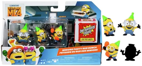 Despicable Me 4 Despicable Me 4 2" Collectible 4pk Party Bus