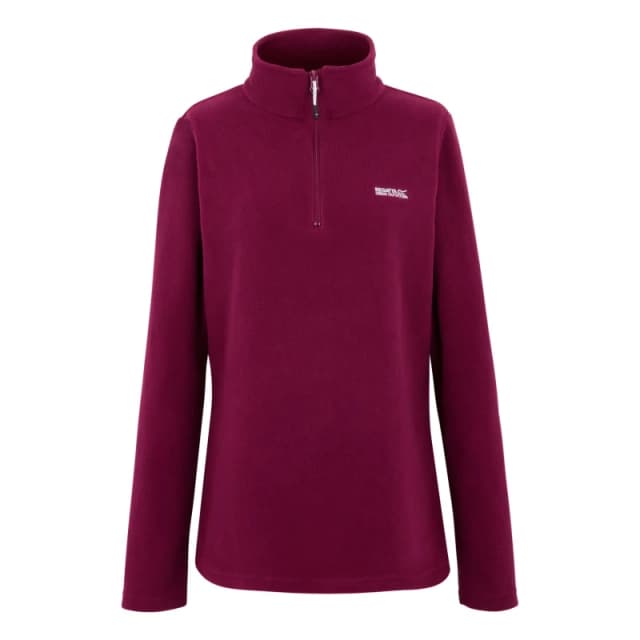 Womens 1/2 zip fleece Regatta Sweethart Rouge Female 46