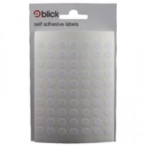 Blick White 8mm Round Label Bag Pack of 9800 RS000853