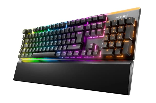 be quiet! Light Mount Silent Linear Modular Mechanical PC Gaming Keyboard - UK Layout