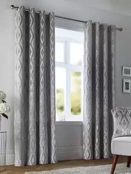 Curtina Marco Eyelet Curtains 46X72