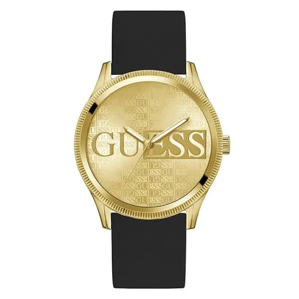 GUESS GW0726G2 Reputation Black Silicone Strap Watch - W96325