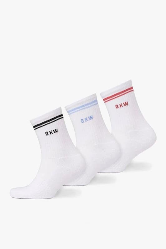 GYM KING Mens Tipping Crew Sock Multi Multicolor Male One Size