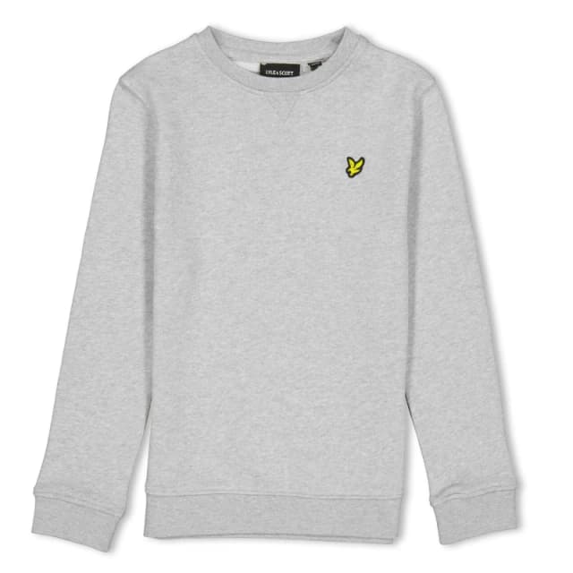 Lyle and Scott Kids Crew Sweatshirt Grey Marl D24 male 8-9Y