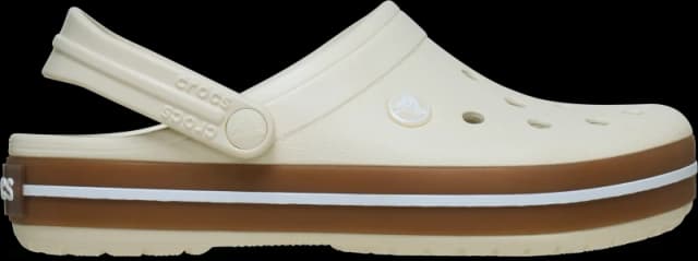 Crocs Unisex Crocband Gum Clogs Summit White W9/M8