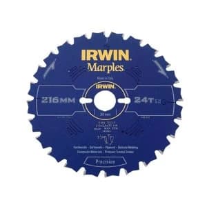IRWIN Marples Mitre Circular Saw Blade 254 x 30mm x 80T HI-ATB/Neg