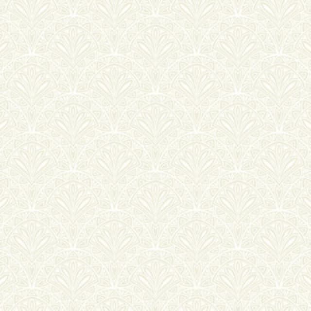 Hoopla Walls Ditsy Deco Fan Sage Wallpaper