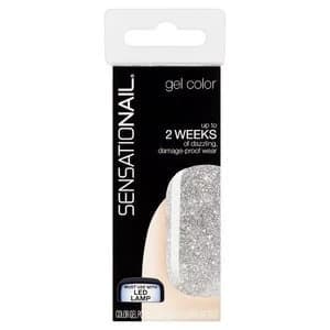SensatioNail Gel Polish Silver Glitter