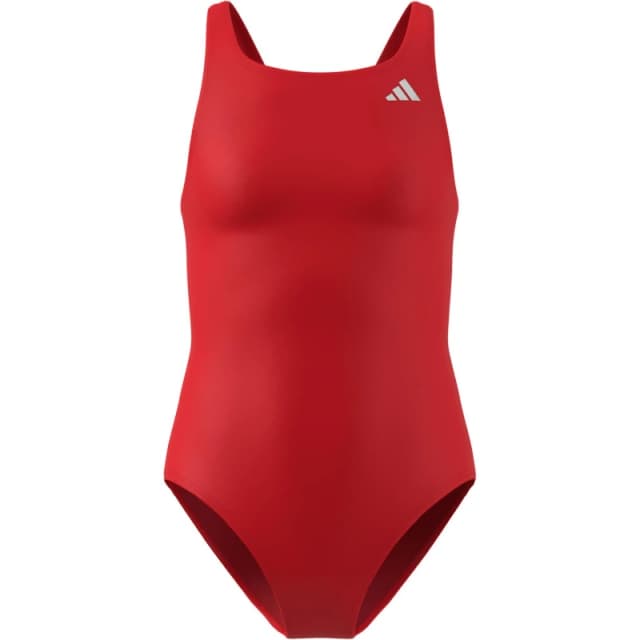 Girls' V-back one Piece swimsuit adidas Rouge Female 9/10 ans